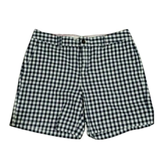 Bass blue & white plaid chino shorts - Picture 1 of 1